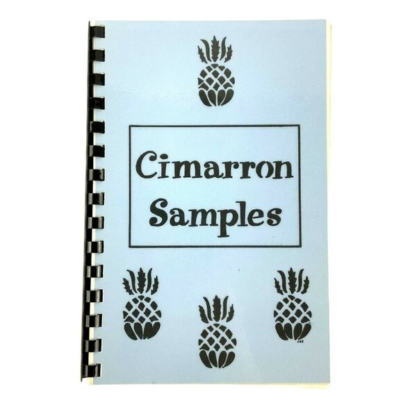 Cimarron Samples Cookbook II Dallas Texas Club Vintage 1984 Recipes Spiral Bound - Picture 1 of 10